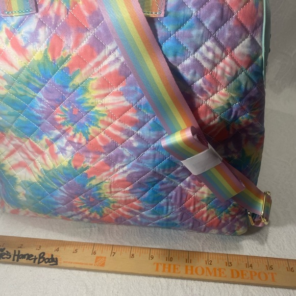 Betsey Johnson tie tye dye die teal backpack back pack rainbow Luv Womans bag main image 15
